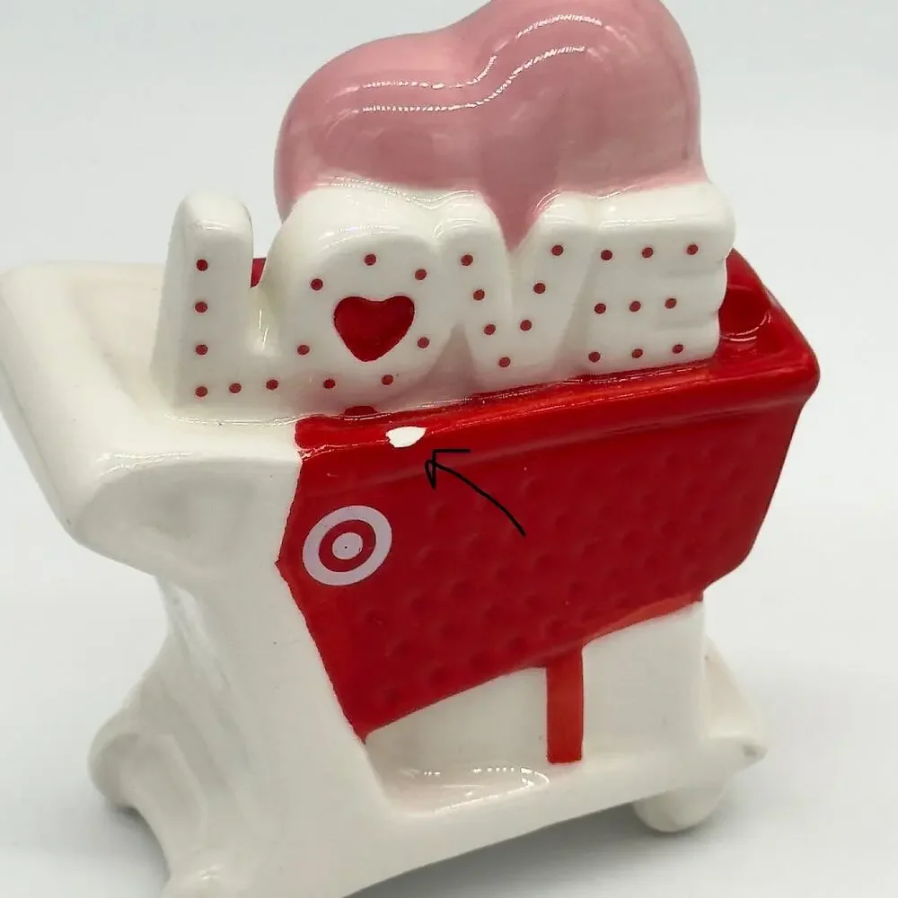 Target Valentine’s Day Bullseye Mascot Dog & Shopping Cart NEW *PLEASE READ*